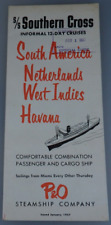 Usado, P & O Steamship:  Prospekt "S/S Southern Cross 12-Day Cruises" 1957 (99081) comprar usado  Enviando para Brazil