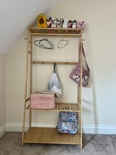 Bamboo clothes rail for sale  BURY ST. EDMUNDS