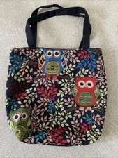 Large owl embroidered for sale  ALDERSHOT