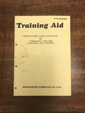 Komatsu forklift training for sale  Winnebago