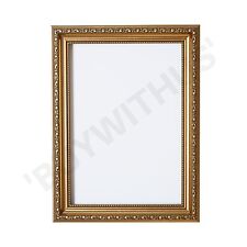 Moldura para foto ornamentada chique gasto moldura para pôster dourada feita no Reino Unido  comprar usado  Enviando para Brazil