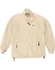 Jaqueta de lã masculina REGATTA Reino Unido 38 pequena poliéster off white BX14, usado comprar usado  Enviando para Brazil