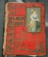 Victorian scrapbook album for sale  DUNDEE