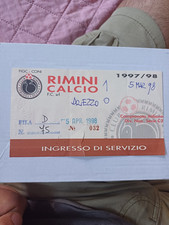 Biglietto calcio rimini usato  Arezzo