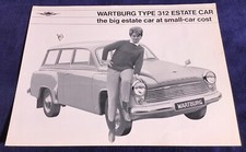 Wartburg type 312 for sale  KETTERING