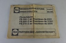 Betriebsanleitung ersatzteilli gebraucht kaufen  Jever