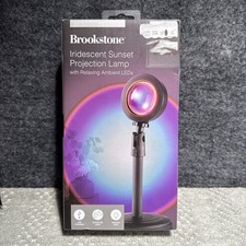 Lâmpada de projeção Brookstone iridescente pôr do sol projetor USB para fotografia, usado comprar usado  Enviando para Brazil