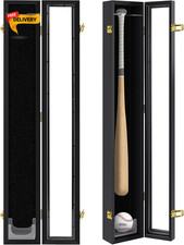 Vitrine de taco de beisebol montada na parede estrutura de madeira vertical ou horizontal com 98% comprar usado Vitrine de taco de beisebol montada na parede estrutura de madeira vertical ou horizontal com 98% comprar usado  Enviando para Brazil