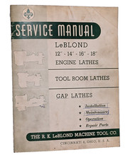 Blond service manual for sale  Chicago