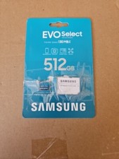 Cartão de memória SAMSUNG EVO Select micro SD + adaptador, 512GB microSDXC 130MB/s completo  comprar usado  Enviando para Brazil