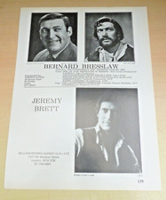 Jeremy brett original for sale  HULL