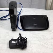 Cable módem de tabla de surf Motorola modelo #SB5101 + enrutador Linksys #WRT54G2 V1  segunda mano  Embacar hacia Argentina