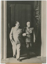 Rome. L'entrevue de Mussolini avec le Maréchal Göring. WW2. Fascisme. Nazisme. comprar usado  Enviando para Brazil