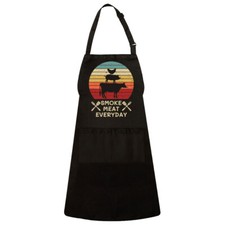 Avental impermeável para churrasco Smoke Meat Everyday Brisket Lovers comprar usado  Enviando para Brazil