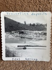 Fotografia vintage em preto e branco década de 1950 depósitos de travertino molas opala 11 comprar usado  Enviando para Brazil
