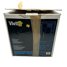 Projetor vintage anos 80 Vivitar 3000AF foco automático projetor deslizante e controle remoto + caixa OG comprar usado  Enviando para Brazil