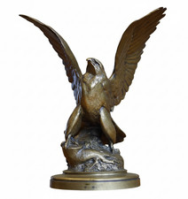 Genuine bronze falcon d'occasion  Expédié en Belgium