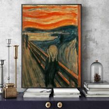 O Grito Edvard Munch famoso Lona Arte Pinturas Reproduções Abstrato comprar usado  Enviando para Brazil