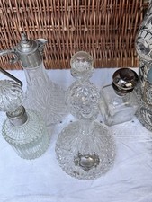 Decanters various shapes for sale  WEYBRIDGE
