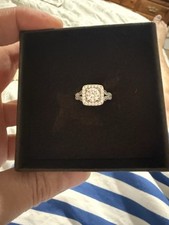 Diamonique cushion cut for sale  Cottageville