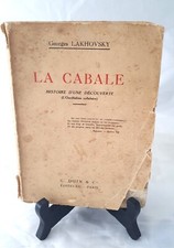 Cabale georges lakhovsky d'occasion  Toulouse-