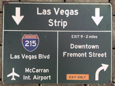 Strassenschild vegas strip gebraucht kaufen  Mögglingen