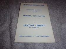 leyton orient programmes for sale  DUNFERMLINE