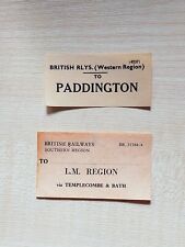 Luggage labels british for sale  PORTREE
