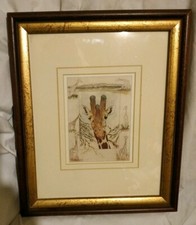 Framed picture giraffe for sale  Bakersfield