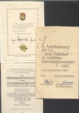 Alte ddr urkunden gebraucht kaufen  Meiningen