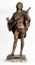 Troubadour sculpture bronze d'occasion  Paris XV