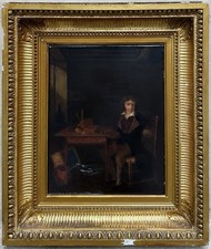Tableau ancien portrait d'occasion  Paris XVII