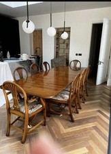 Yew wood dining for sale  LONDON