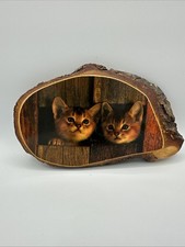 Cat wood slab for sale  Wellsville