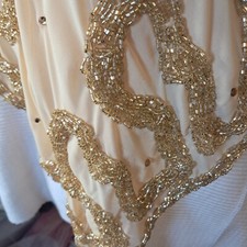 Lenços de chiffon xale capa ouro frisado enfeitado festa capa tamanho único comprar usado  Enviando para Brazil