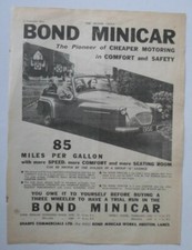 Bond minicar orig for sale Bond minicar orig for sale  UK