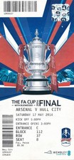 Ticket cup final for sale  LONDON