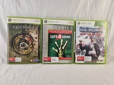 LEFT 4 DEAD Condemned 2 Deadrising 2 XBOX 360 VÍDEO Jogo Terror Thriller Pacote, usado comprar usado  Enviando para Brazil