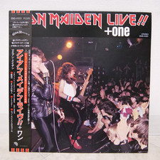 IRON MAIDEN / LIVE!! + ONE JAPAN ISSUE LP W/OBI, INSERT comprar usado  Enviando para Brazil