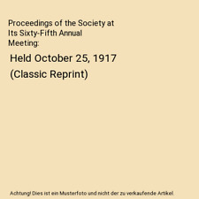 Proceedings the society gebraucht kaufen  Trebbin