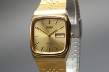 Vintage [Exc+5] Seiko Majesta 9063-5010 Relógio Masculino Quartzo Quadrado Dourado JAPÃO comprar usado  Enviando para Brazil