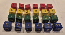 Wooden alphabet number for sale  LONDON