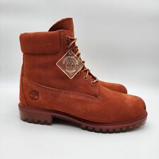 TIMBERLAND 6" 400 GRAMAS "FOLHA DE OUTONO" BOTAS IMPERMEÁVEIS SAPATOS LIMITADOS LARANJA RARO, usado comprar usado  Enviando para Brazil