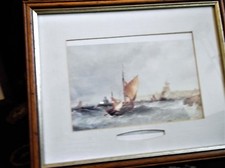 Framed glazed colour for sale  BRIXHAM