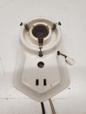 porcelain light fixture for sale  West Barnstable