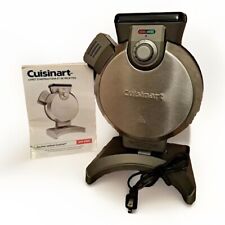 Máquina de waffle vertical belga Cuisinart, aço inoxidável WAF-V100C instruções comprar usado  Enviando para Brazil