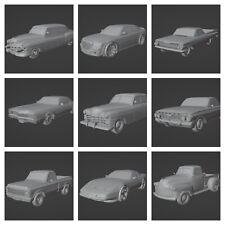 Printed scale cars usato  Nova Milanese