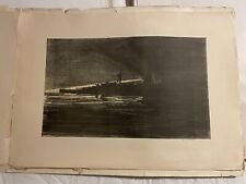 Antique ww1 etching for sale  Ireland