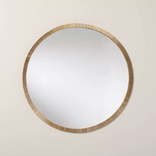 Pleated brass round for sale  USA