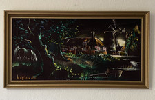 Vintage framed painting for sale  STOWMARKET